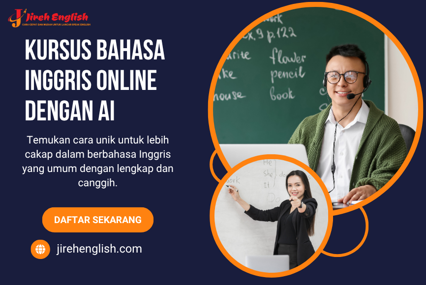 Kursus Bahasa Inggris Online dengan AI Bersama Jireh English