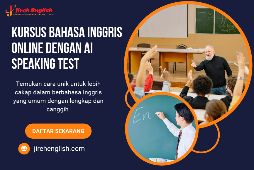Kursus Bahasa Inggris Online dengan AI Speaking Test